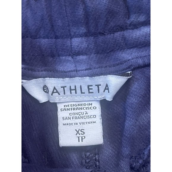 Athleta Size XS.Farallon Shorts Blue And‎ Black Casual Drawstring - Picture 6 of 6